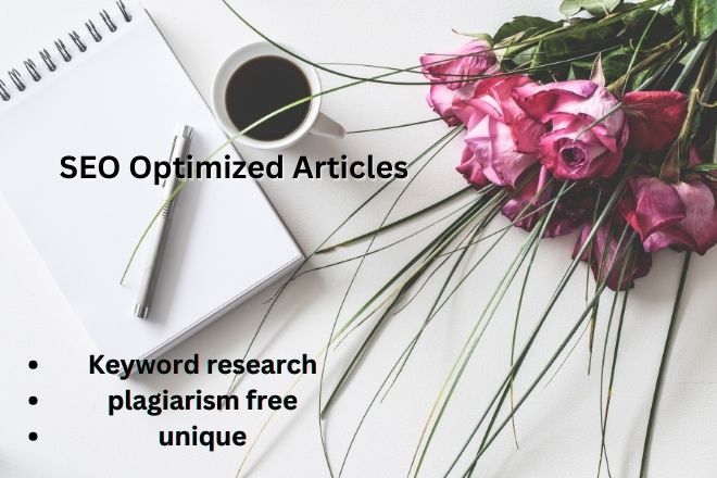 I will write SEO optimized 1000 words article for your website/blog.