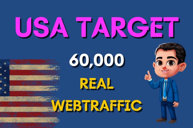 I will drive 60000 Real USA Targeted Web Traffic