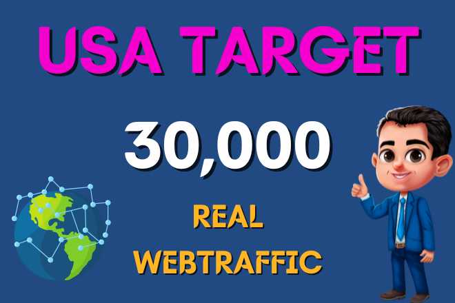 I will drive 30000 Organic USA Targeted Web Traffic