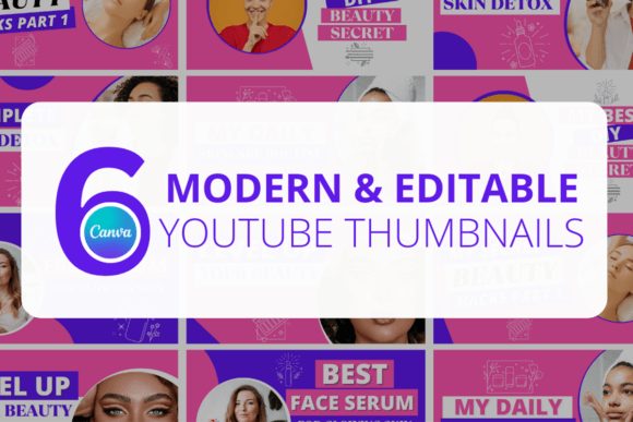 Get a YOUTUBE CANVA Thumbnails