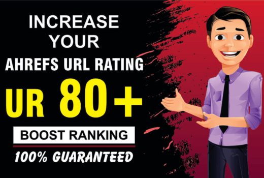 Increase Domain URL Rating Ahrefs UR 80 Plus