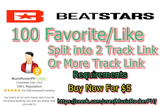 Beatstars 100 Like Only Split 2-10 Track Link