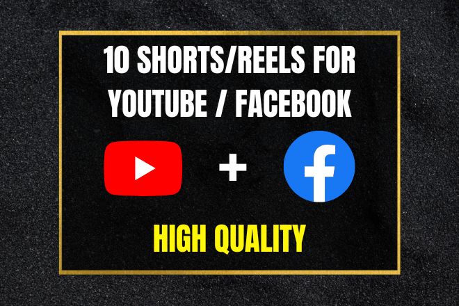 I will create 10 shorts, reels for your channel, page as your niche