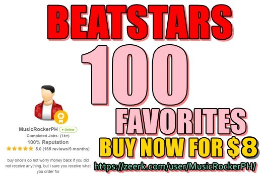 Beatstars 100 Favorite Like Only