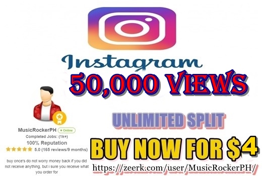 Instagram 50,000 Views To Your Video