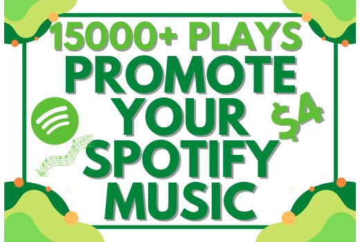 Do Music Promotion To Increase 1000+ Spotify Plays, Streams