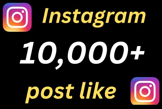 Permanent 10,000 Instagram post like Best service
