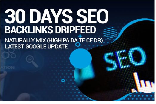 I will submit 30 days drip feed SEO link building service for daily update
