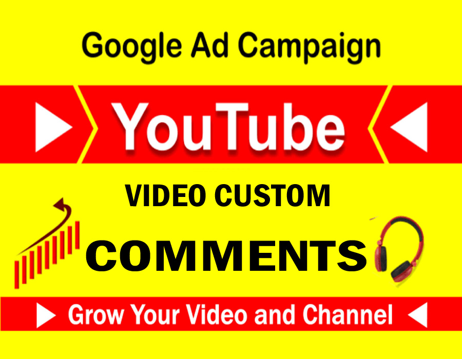 100+ YouTube Custom Comments Via organic YouTube Audience with photo and phone verified.