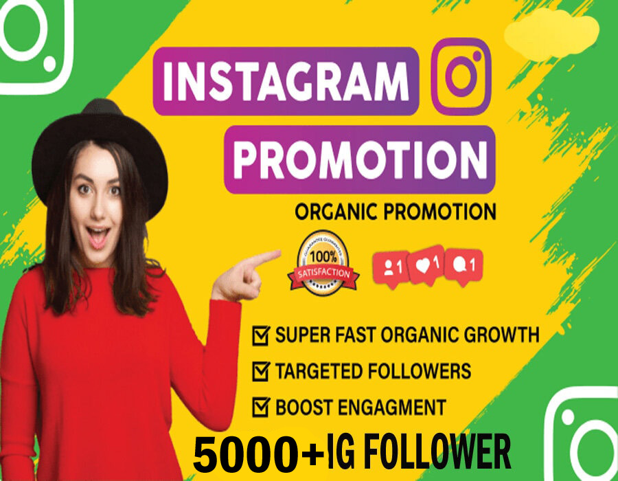 High Quality 5000+ Instagram profile/account follower from real Instagram audience