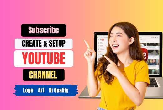 I will create professional channel art for youtube