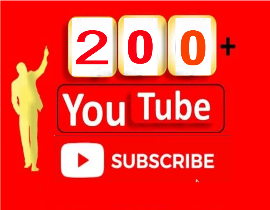 200+High quality YouTube Channel Subscribers in organic way