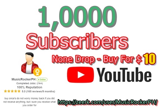 Youtube 1000 Subscribers None Drop