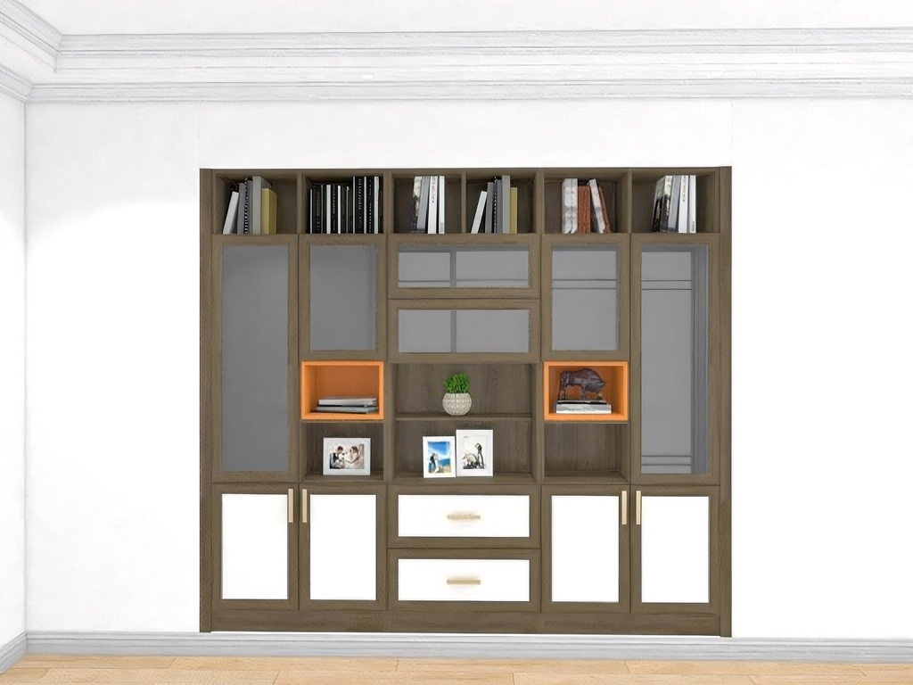 I will make a 3d design of wooden cabinet, cupboard and wine closet