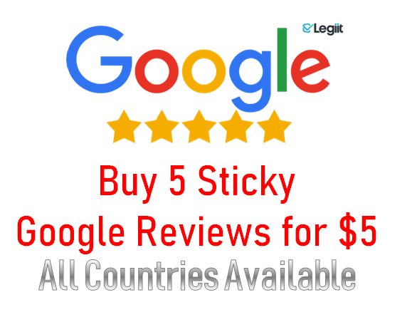 Buy sticky 5 GOOGLE REVIEWS 2023 Algorithm updated