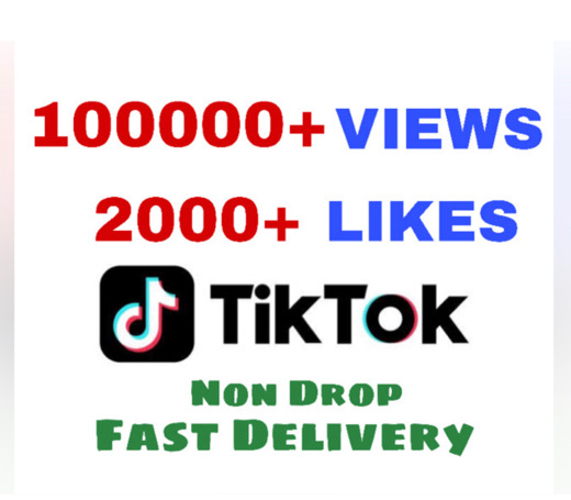 I will add 100000+ Tiktok views & 2000+ Likes . Non drop Guaranteed.