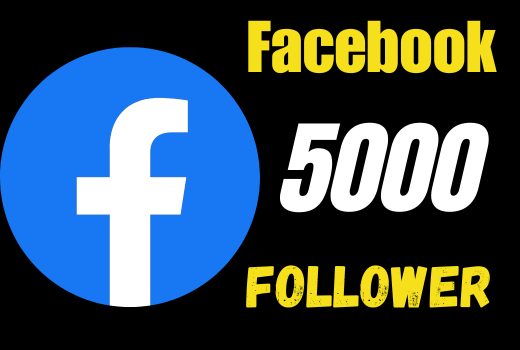 Permanent 5000 Facebook follower Real active user, best service, nondrop, lifetime guaranteed