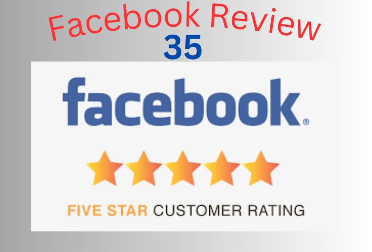 I will give you 35 Reviews of Facebook pages.