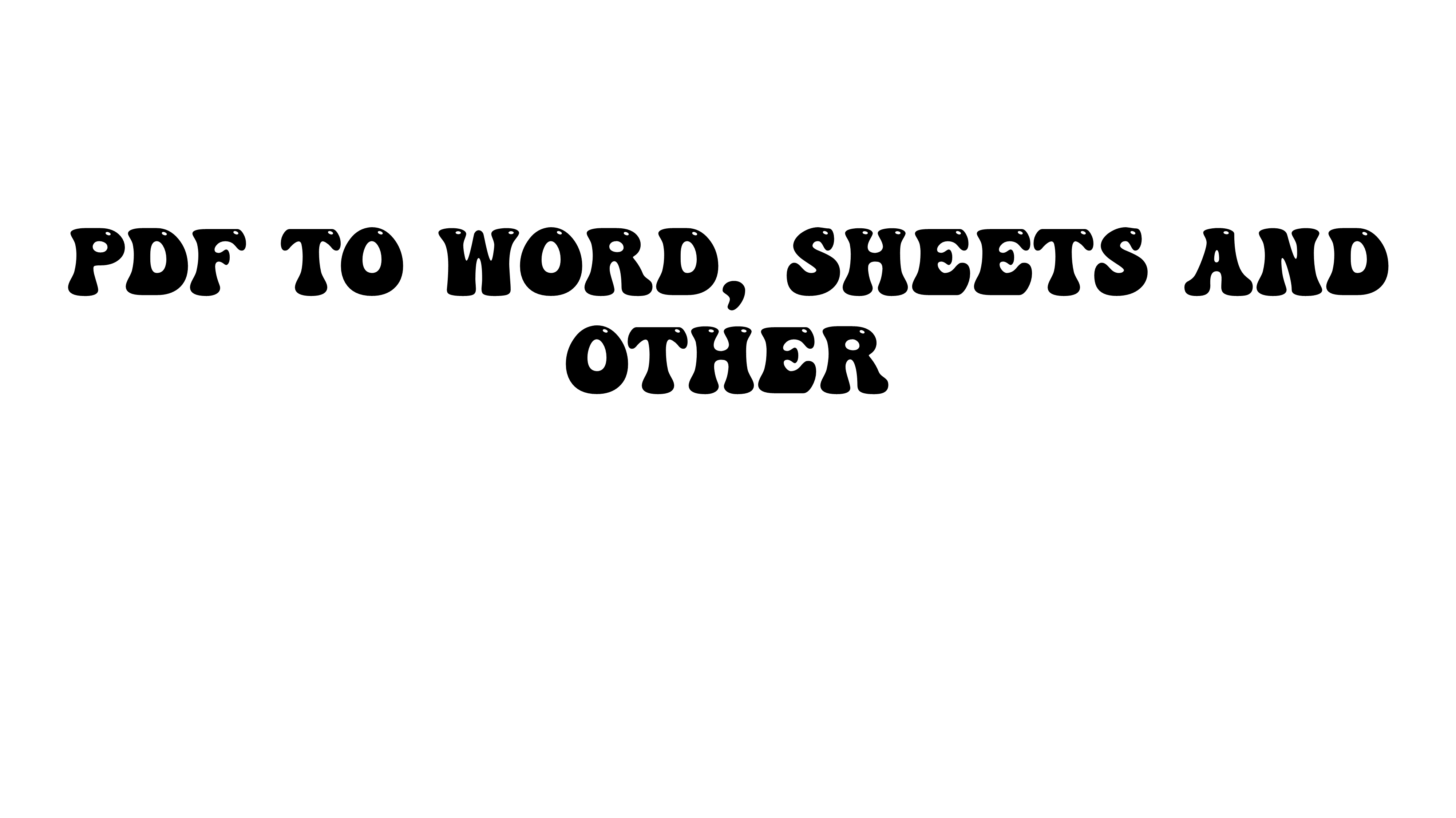Typing / Retype PDF to Word
Hand Written Notes to Word