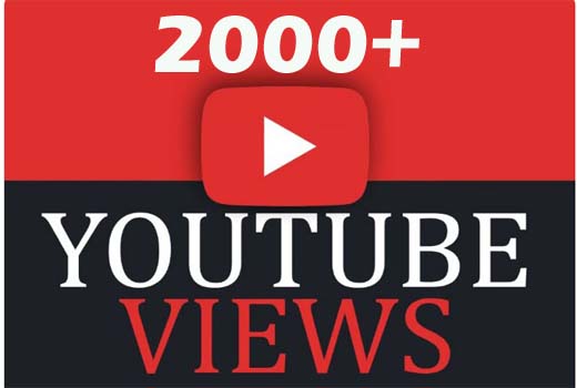 I will do real and  organic 2000+ YouTube views  promotion