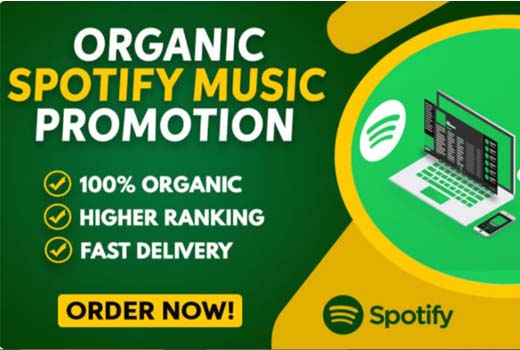 You will get 50000+ Organic Spotify Plays