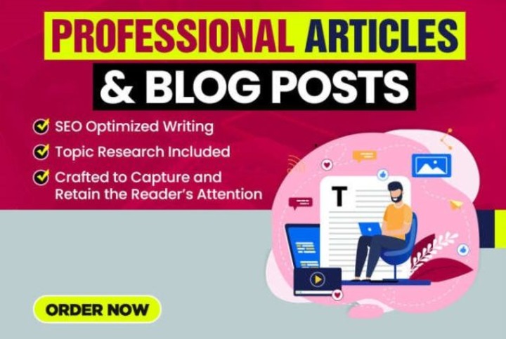 1000 words Seo Articles blogs post content Writing on any Niches