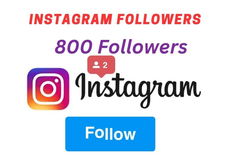I will provide you 800 Instagram Followers