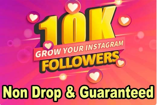 You will get 10000+ HQ Fast Instagram promotion on Instagram Followers Non-Drop Guarantee