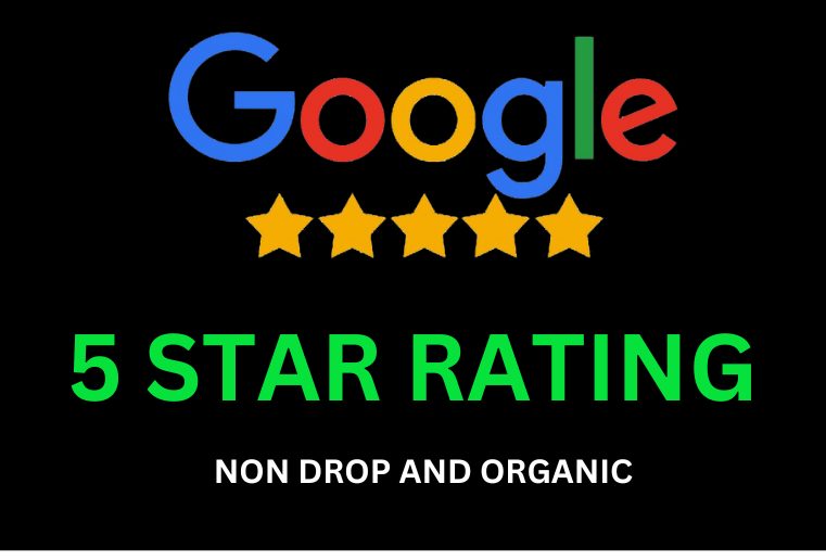 I will Provide 5 Permanent Five Star Google Review on your Website , Non Drop And Organic
