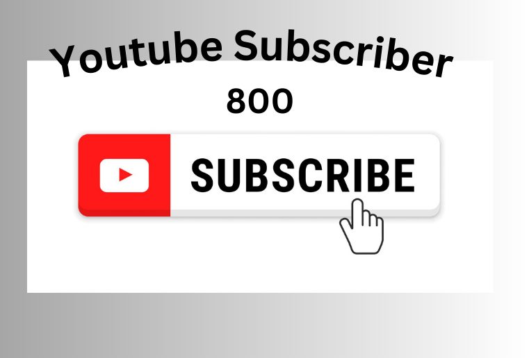 I will Give you 800 YouTube Subscribers (non-drop).