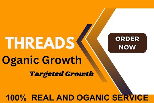 I will do organic Instagram thread promotion to grow followers fast