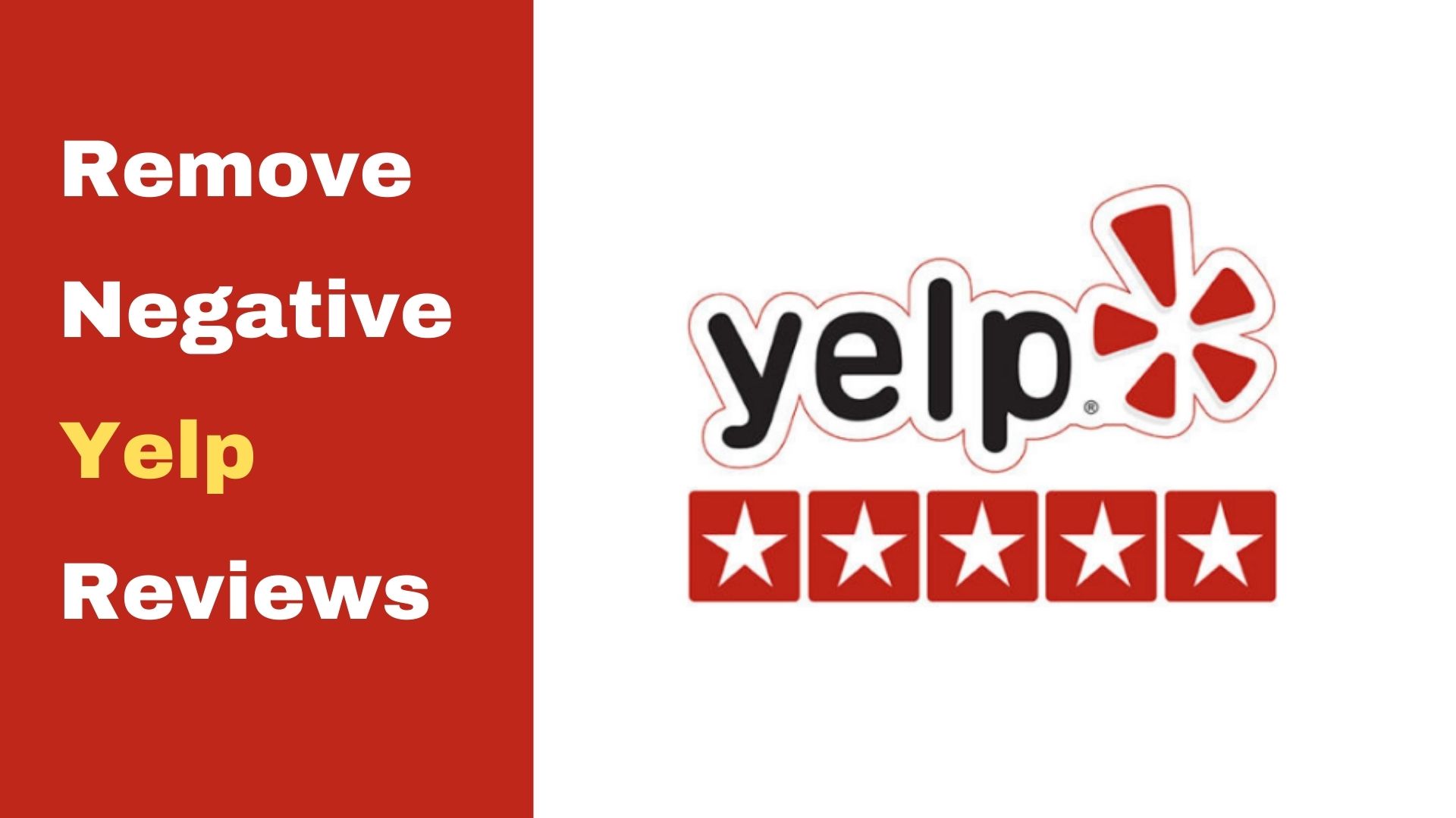 I will help you to remove bad reviews on your yelp account