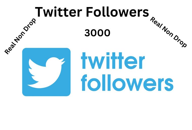 Get 3000 Twitter Followers, Non-drop