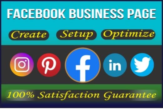 Create, set up, manage and Optimize Facebook business page