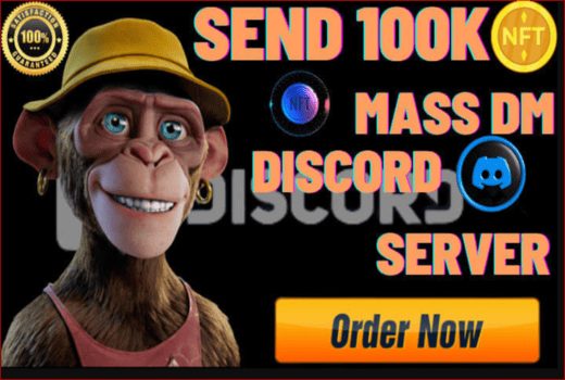 I will 100k discord mass dm, nft discord mass dm, discord mass dm