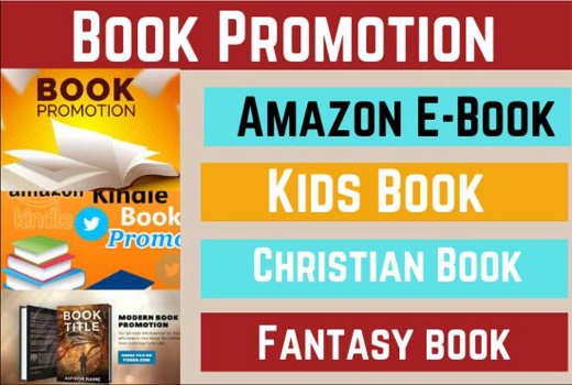 I will do viral christian book promotion, ebook marketing, fantasy book, christian genre book and or ministry, ebook promotion amazon kindle, children and christian book