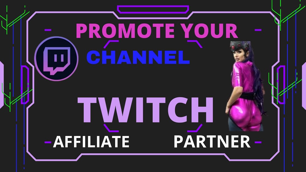I will promote your twitch channel, trovo channel, kick channel organically to reach affiliate and partner, twitch followers, twitch chatters,
live viewers