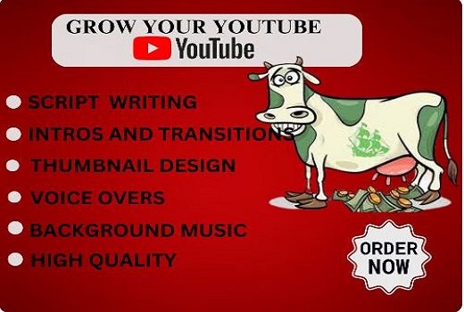 get YouTube Cash Cow with Scripts and Voice Overs fully automated