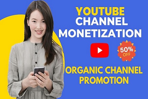 I will do YouTube videos and channel promotion, Organic YouTube Promotion Marketing