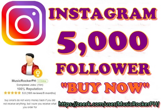 Instagram 5,000 Follower To Your Profile