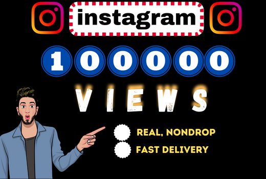 Get K100 Instagram Video Views | Non-drop | Fast Delivery