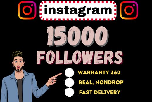 I will send you 15000 Instagram followers