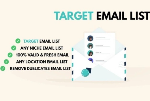 I will provide email lead and bulk email list for your business