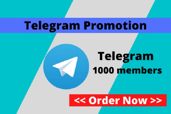 I will do organic telegram channel promotion and growth, followers