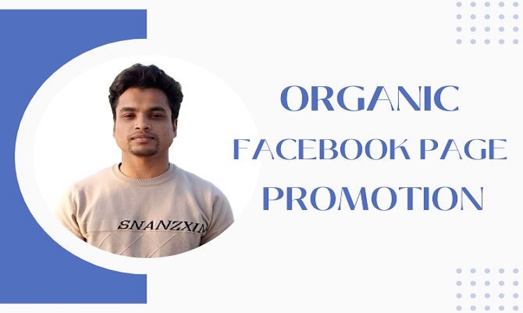 I will organically facebook page promotion