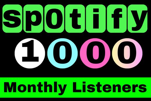 Get 1000 Spotify monthly listeners USA premium account active user ROYALTY ELIGIBLE