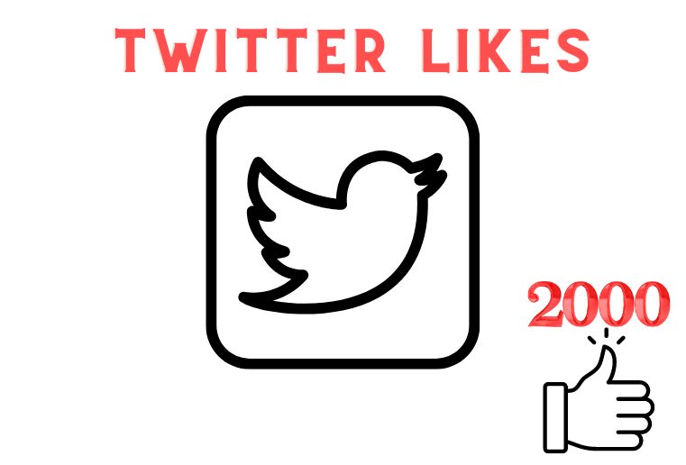 Get 2000 Organic Twitter Likes, High quality, Non-drop, real
