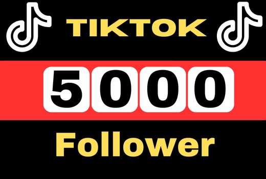 provide 5000 tiktok follower 100% real, active user, high quality ,nondrop, lifetime guaranteed