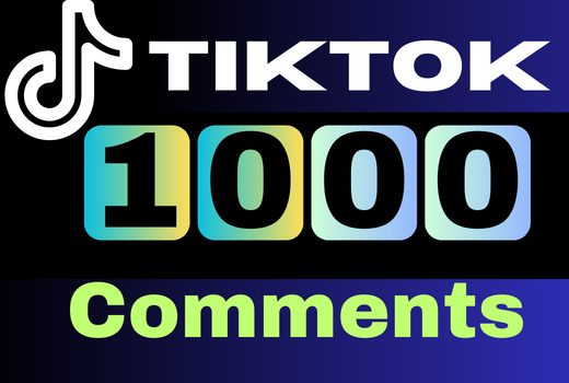 Get 1000 tiktok comment on your tiktok video real and nondrop