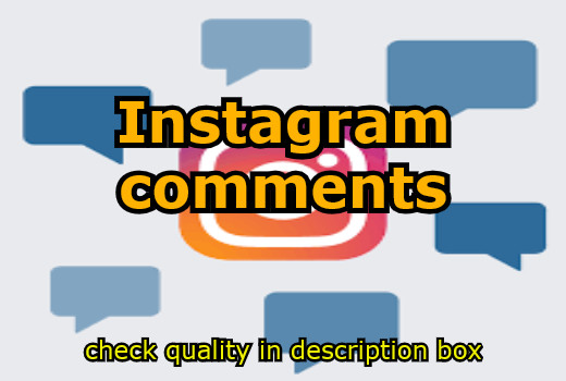 100 Instagram Custom comments from active real accounts of high quality